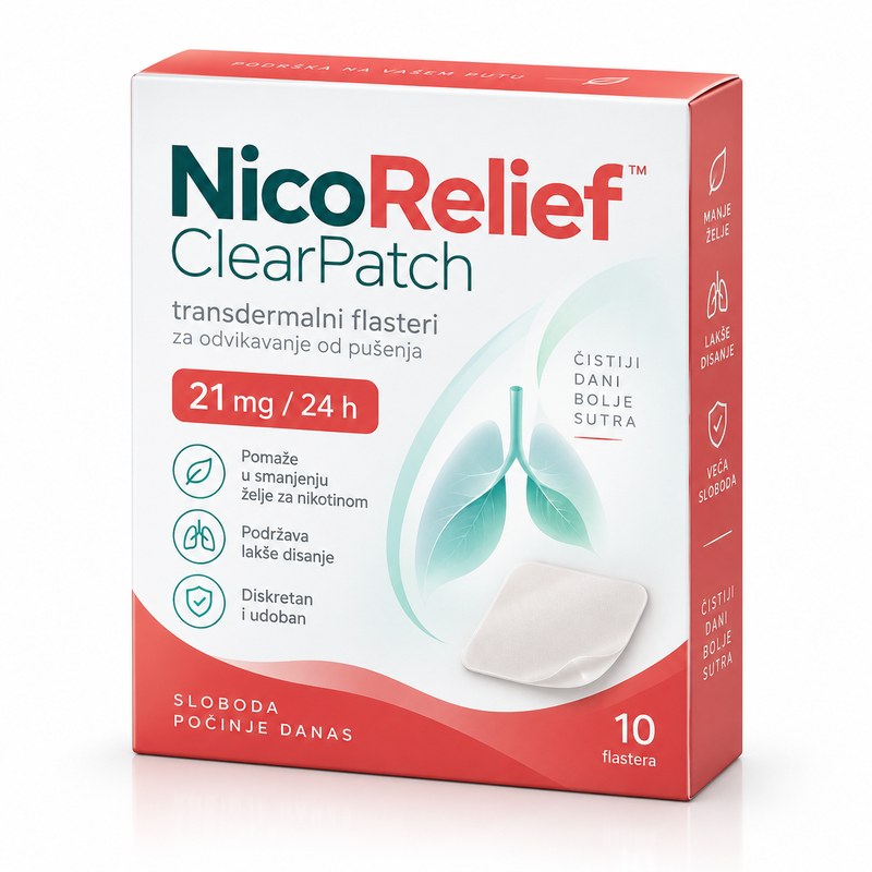 Nikotin Stop flasteri — paket 5+5+5 (15 flastera)